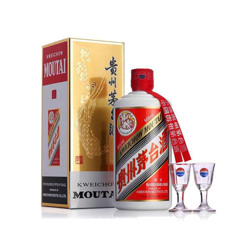 Feitian Kweichow Moutai 2021 飛天貴州茅台酒2021年 500ml 53％Vol 連杯